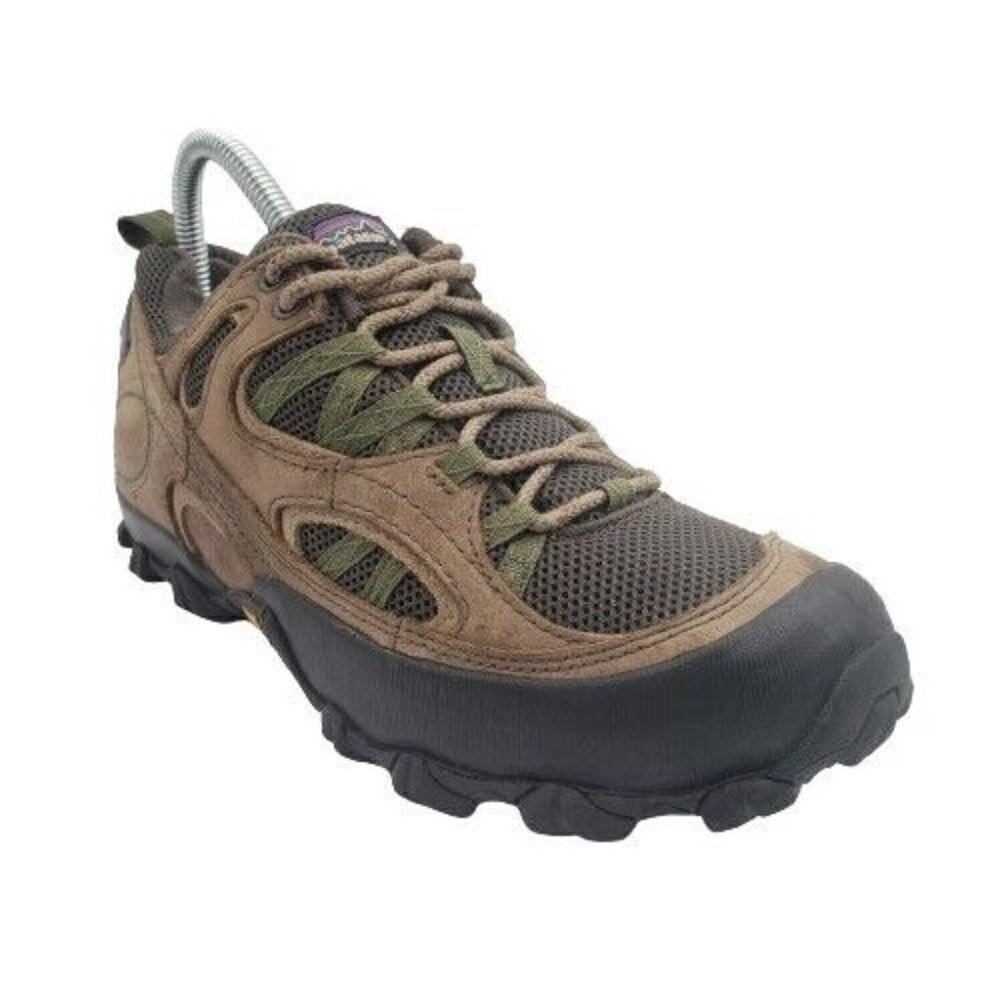 Patagonia Womens Size 7.5 Drifter A/C Gore-Tex Hiking Shoes In Canteen/Green